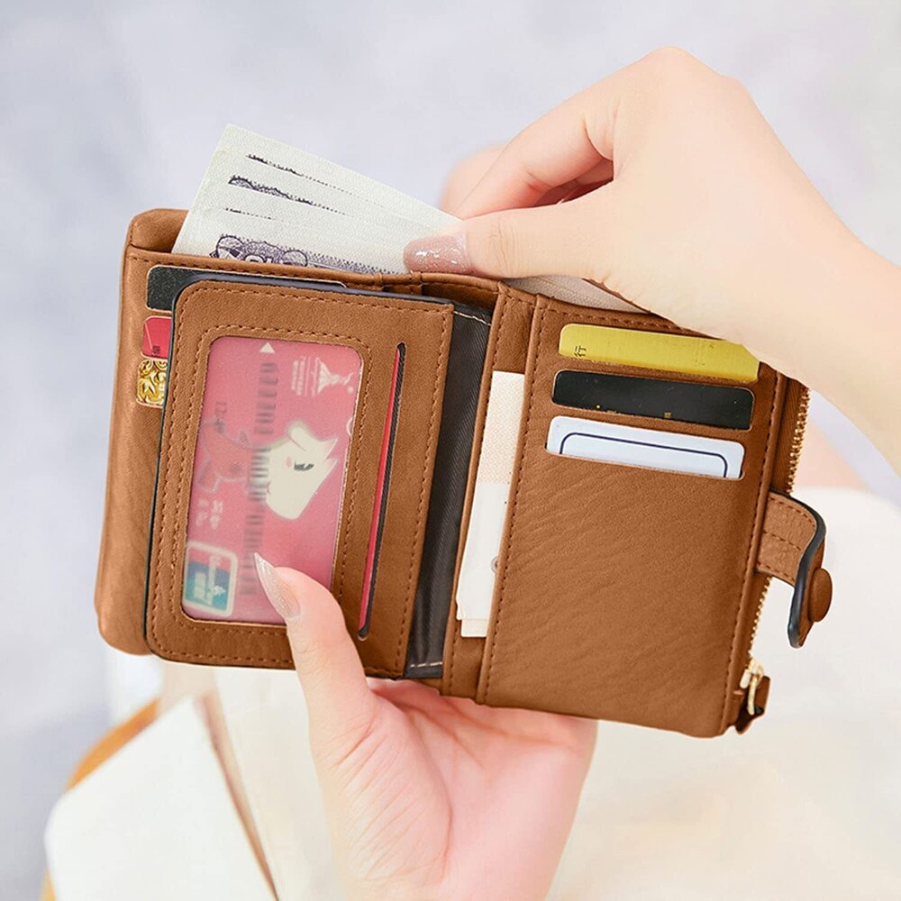 7894 Wallets Small Trifold Wallets Rfid Wallets Bifold, Billfold Leather View 5